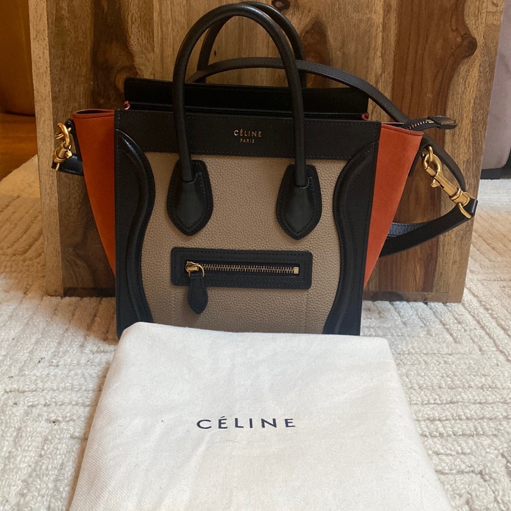 Celine Tricolor Nano Bag